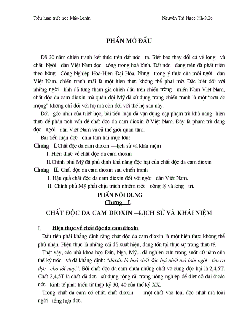 image for page Chất độc da cam dioxin sau chiến tranh