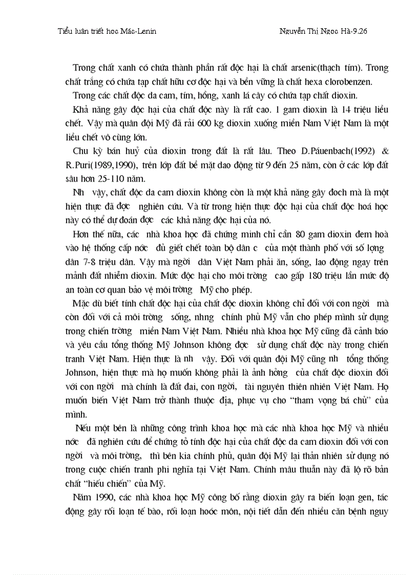 image for page Chất độc da cam dioxin sau chiến tranh
