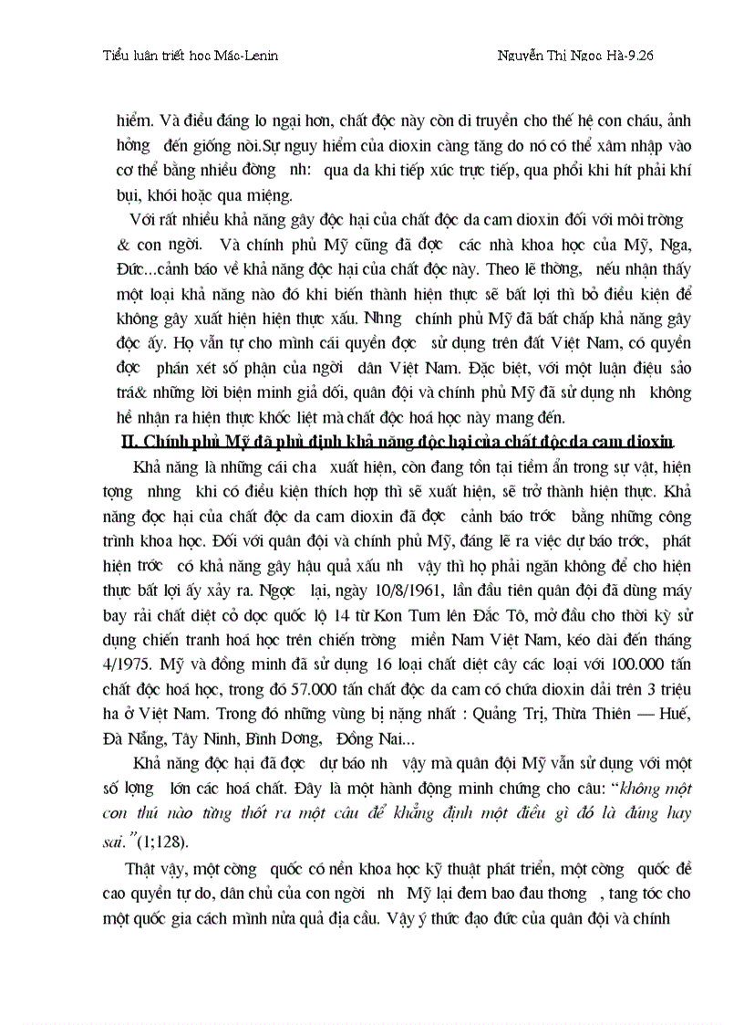 image for page Chất độc da cam dioxin sau chiến tranh