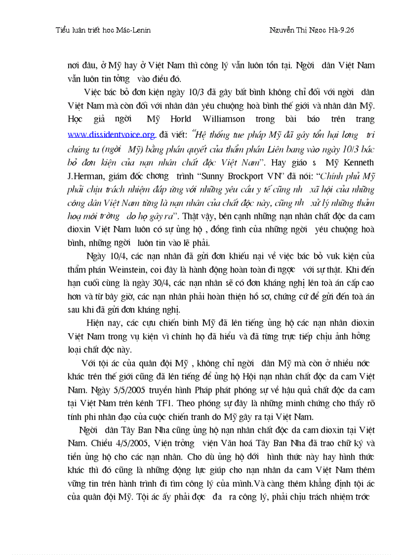 image for page Chất độc da cam dioxin sau chiến tranh