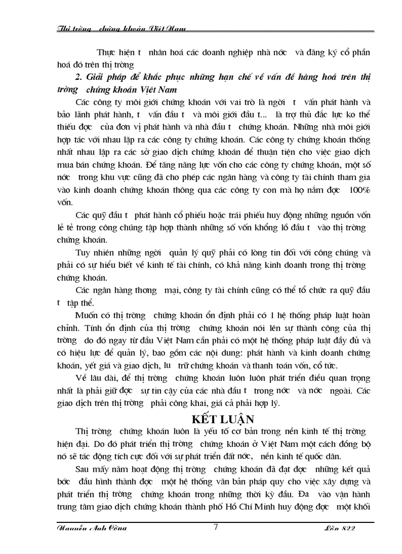 image for page Định hướng và những giải pháp cho TTCK Việt Nam