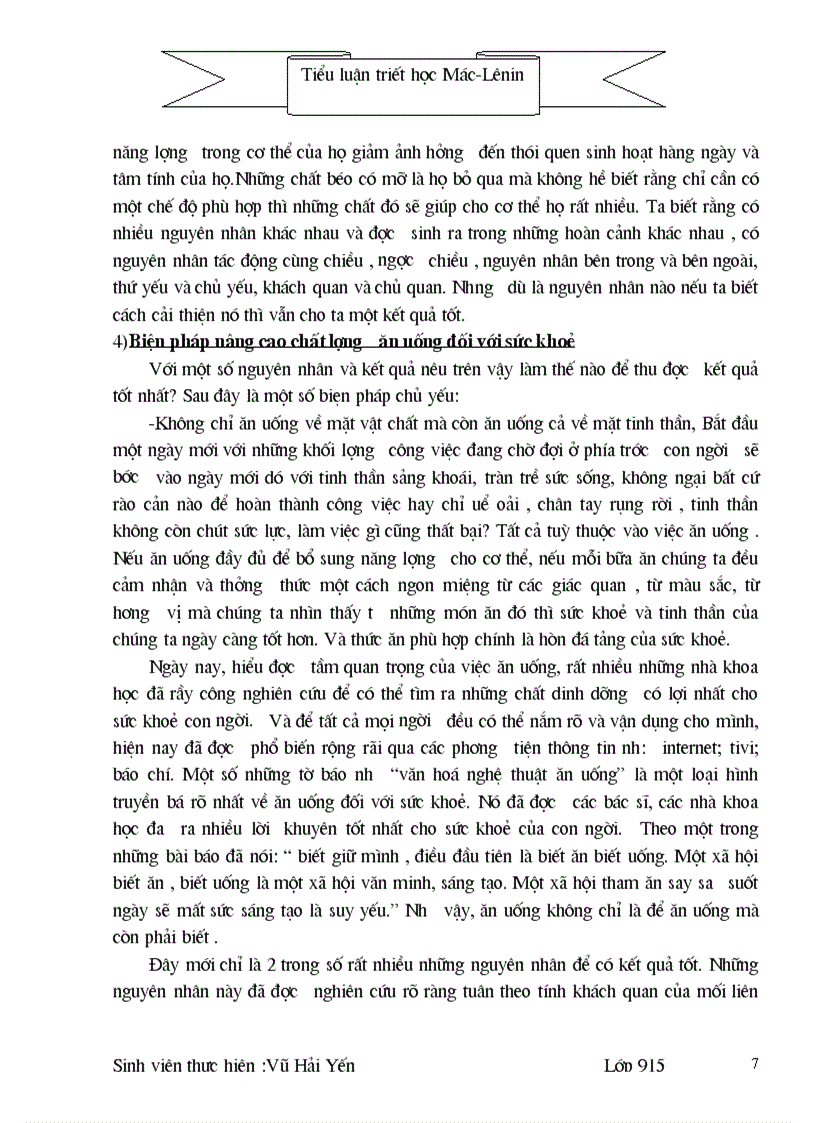 image for page Vai trò của ăn uống đối với sức khoẻ của cộng đồng thông qua các cặp phạm trù mà đặc biệt là cặp nguyên nhân và kết quả