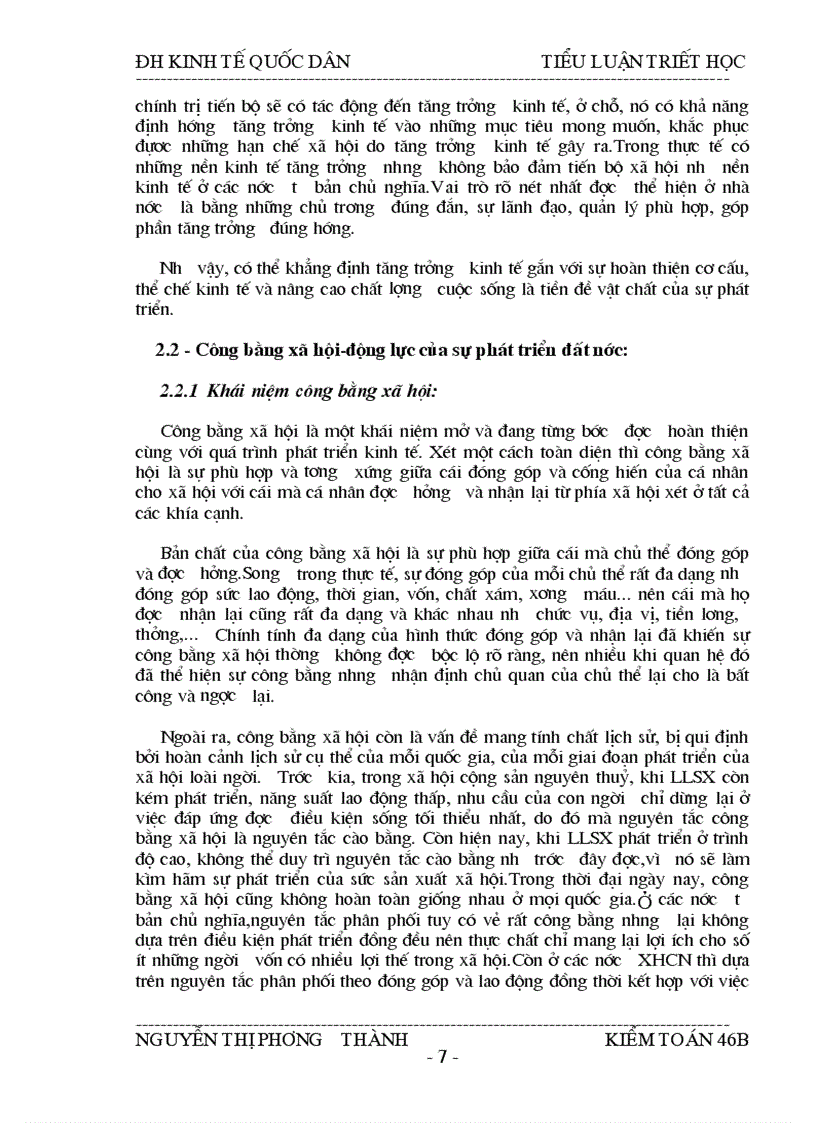 image for page Vận dụng quan điểm toàn diện trong thời kỳ quá độ lên chủ nghĩa xã hội ở Việt Nam Vấn đề tăng trưởng kinh tế đi đôi với công bằng xã hội