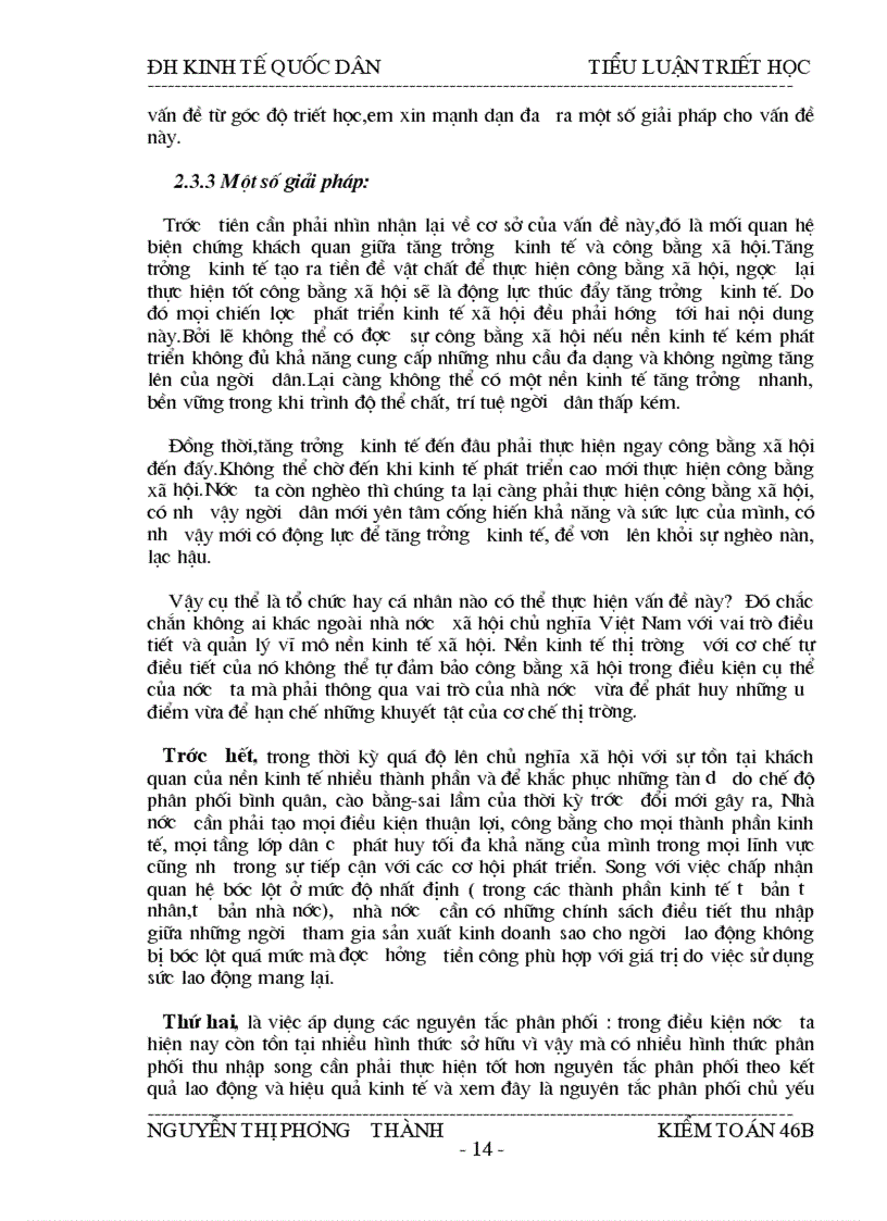 image for page Vận dụng quan điểm toàn diện trong thời kỳ quá độ lên chủ nghĩa xã hội ở Việt Nam Vấn đề tăng trưởng kinh tế đi đôi với công bằng xã hội