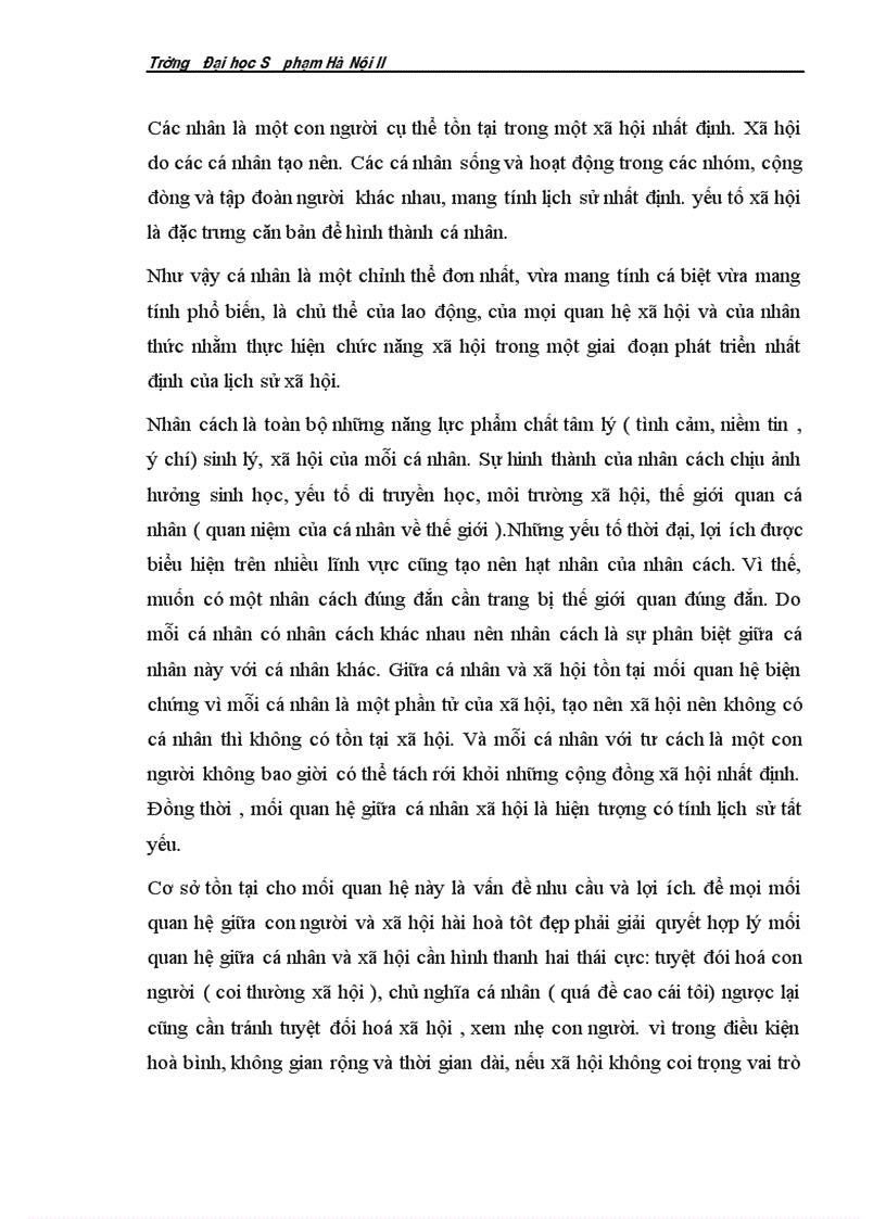 image for page Quan điểm triết học Mác Lênin về con người và vận dụng quan điểm này vào việc xây dựng con người Việt Nam hiện nay 1