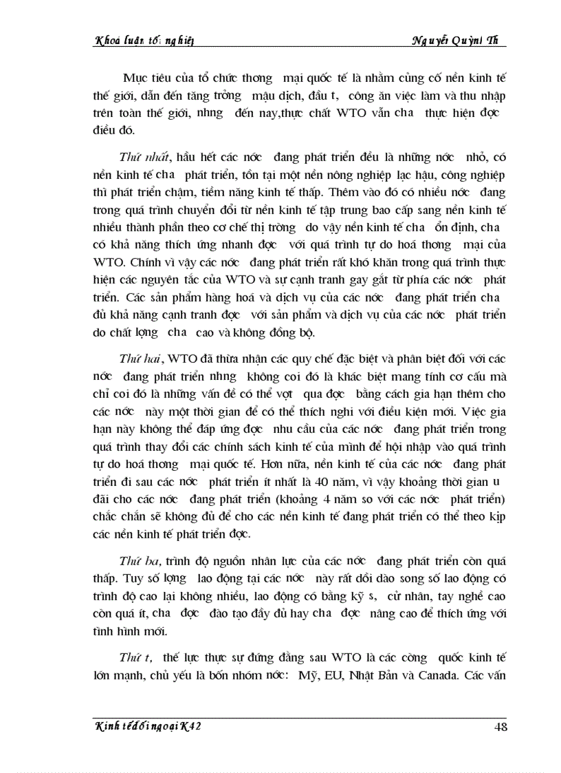 image for page Hệ thống thương mại thế giới WTO và những thách thức của nó đối với Việt Nam 1