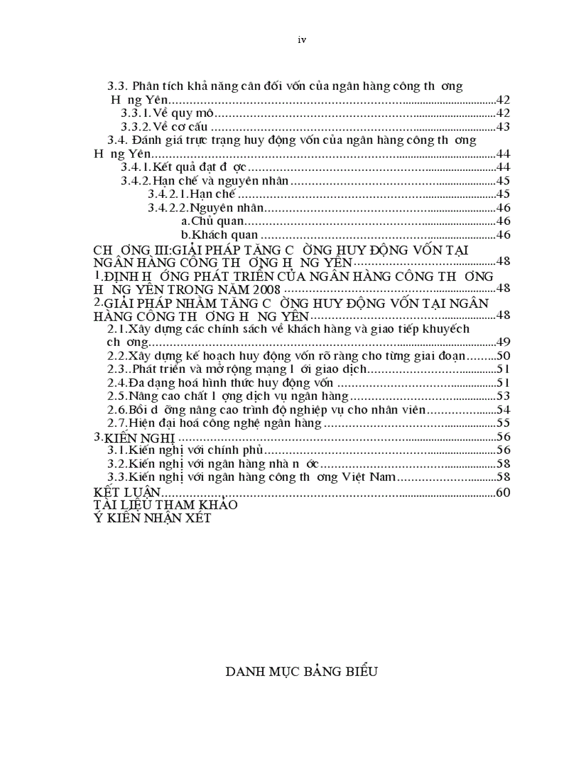 Một số giải pháp nhằm tăng cường huy động vốn tại Ngân Ngân hàng Công Thương Hưng Yên 1