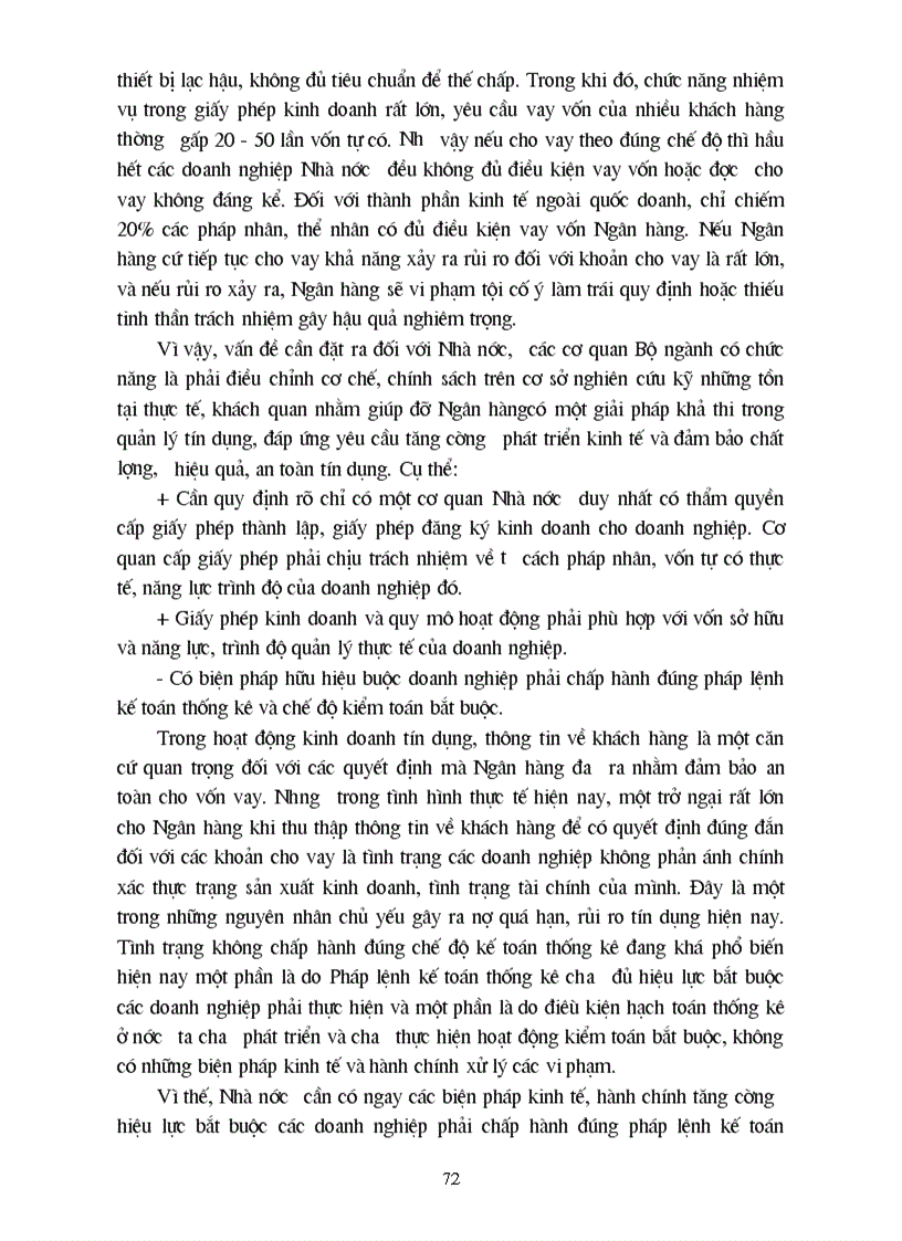 image for page Quá hạn và những giải pháp nhằm ngăn ngừa hạn chế và xử lý nợ quá hạn trong kinh doanh tín dụng của các ngân hàng thương mại