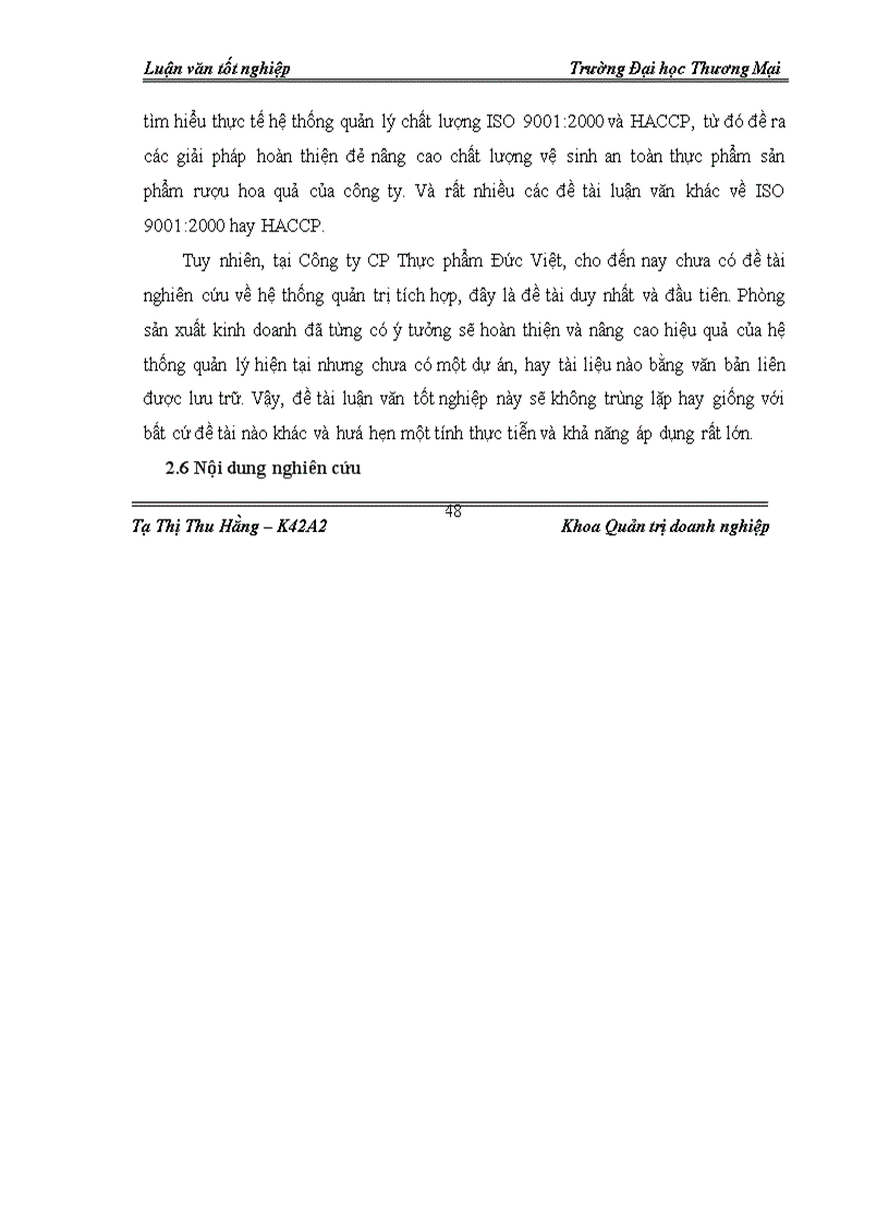 image for page Giải pháp duy trì hệ thống quản trị tích hợp ISO 9001 2000 HACCP tại Công ty CP Thực phẩm Đức Việt 1