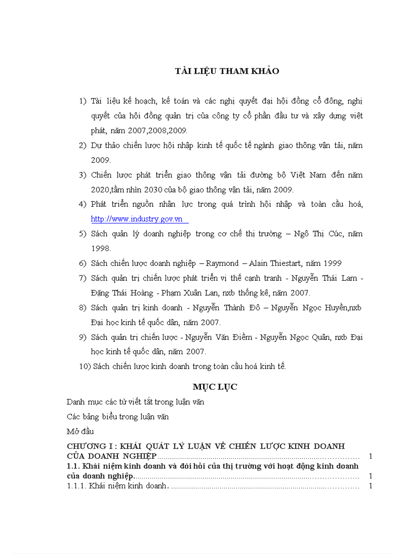 image for page Xây dựng chiến lược kinh doanh ở Công ty cổ phần đầu tư và xây dựng Việt Phát giai đoạn 2010 2015