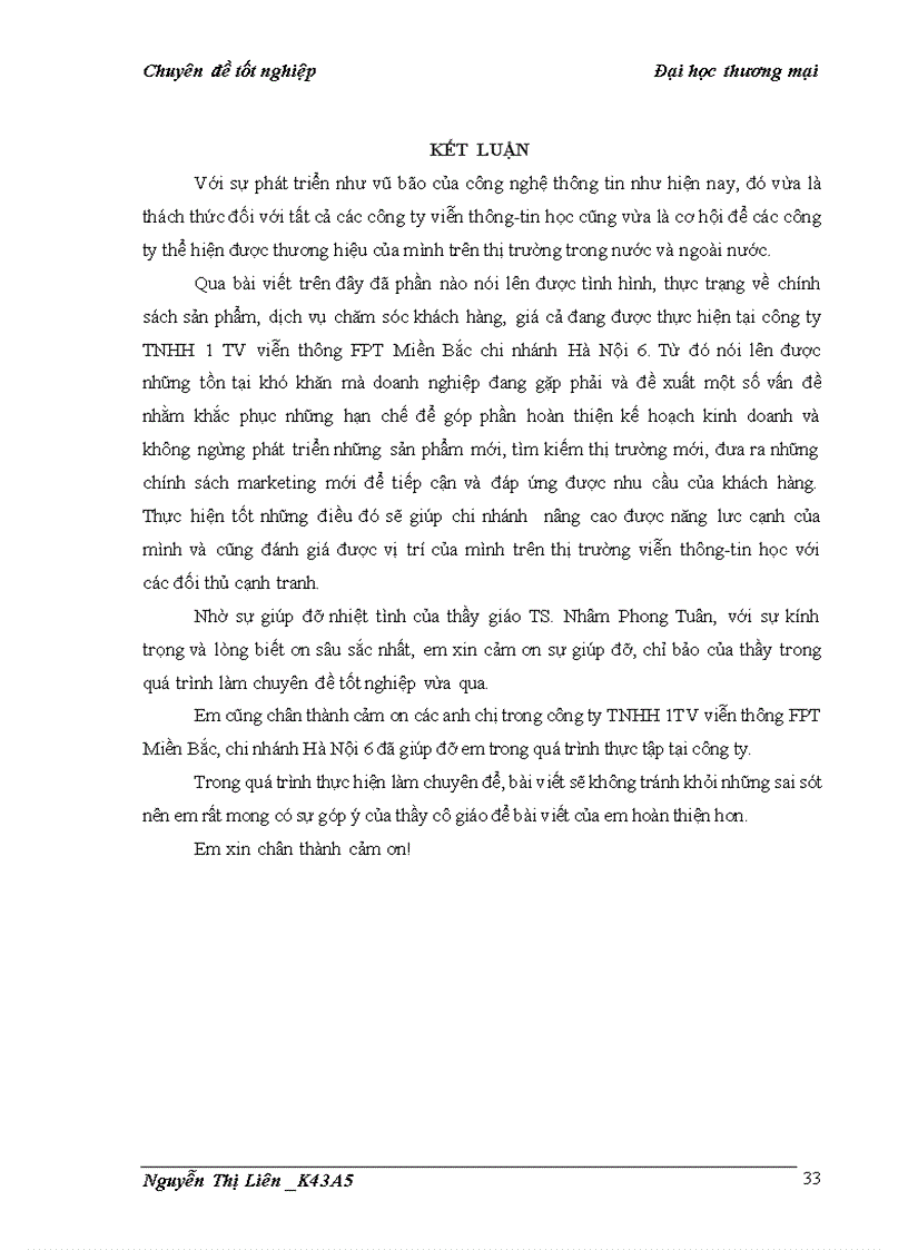 image for page Nâng cao năng lực cạnh tranh của chi nhánh Hà Nội 6 công ty TNHH 1TV viễn thông FPT Miền Bắc