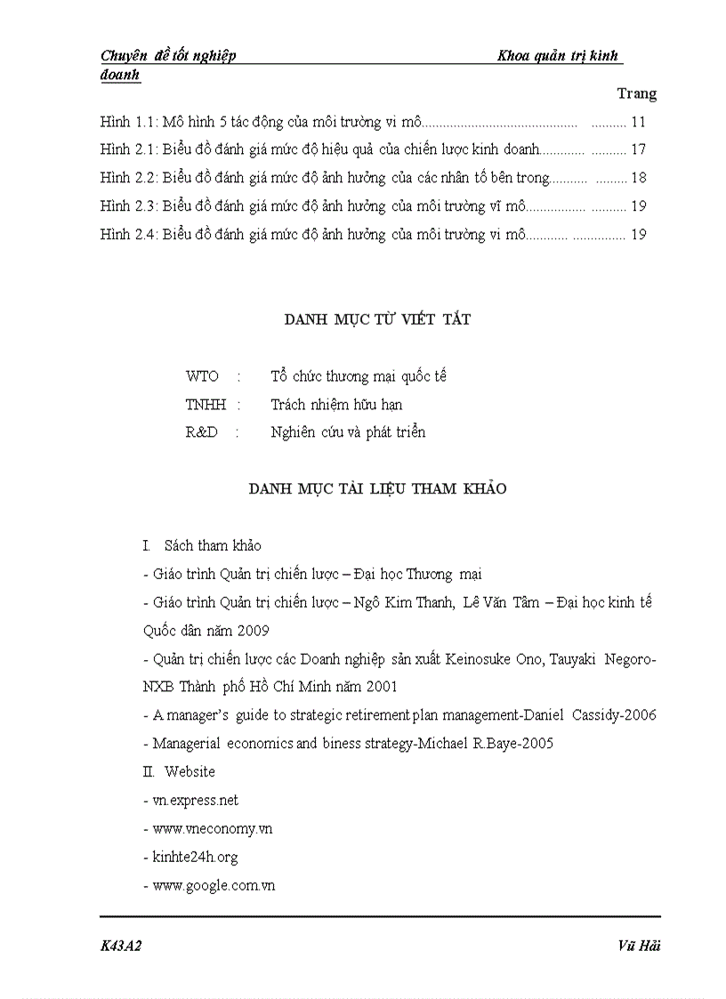 image for page Phân tích tows chiến lược kinh doanh tại công ty tnhh tân gia bình 1