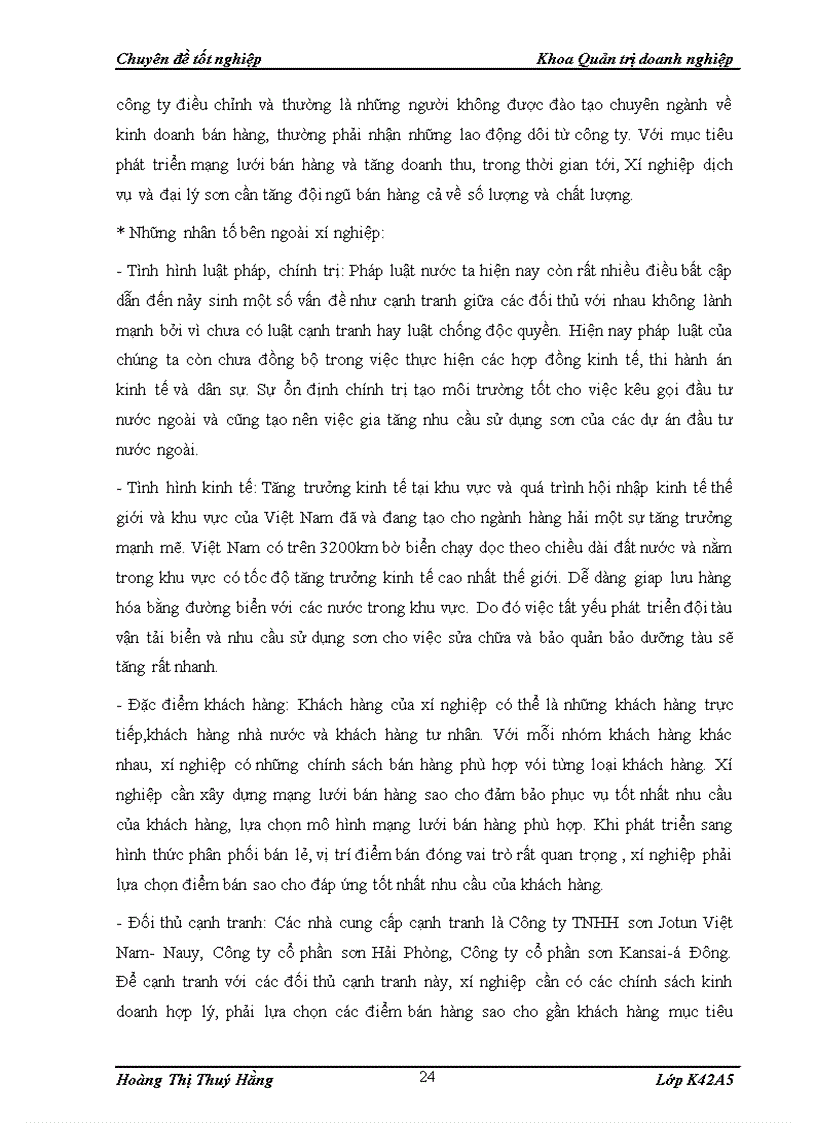 image for page Các giải pháp phát triển mạng lưới bán hàng sản phẩm sơn trên thị trường Hải Phòng của Xí nghiệp dịch vụ và đại lý sơn thuộc Công ty cổ phần vận tải biển Việt Nam 1