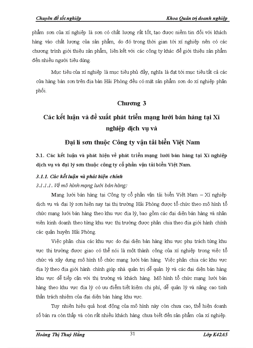 image for page Các giải pháp phát triển mạng lưới bán hàng sản phẩm sơn trên thị trường Hải Phòng của Xí nghiệp dịch vụ và đại lý sơn thuộc Công ty cổ phần vận tải biển Việt Nam 1