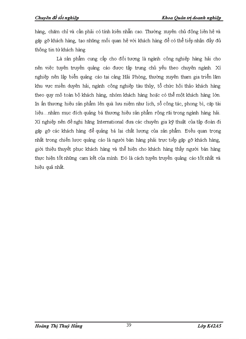 image for page Các giải pháp phát triển mạng lưới bán hàng sản phẩm sơn trên thị trường Hải Phòng của Xí nghiệp dịch vụ và đại lý sơn thuộc Công ty cổ phần vận tải biển Việt Nam 1