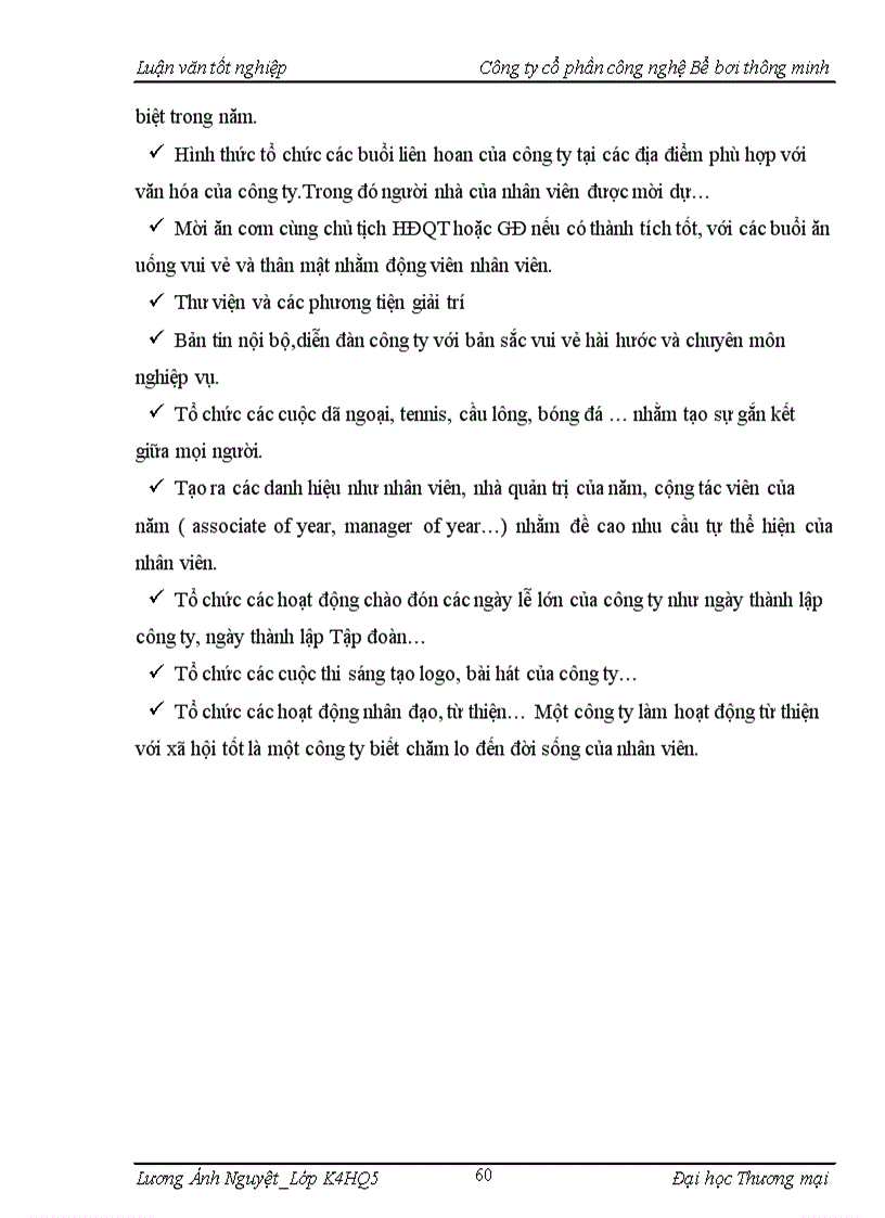 image for page Hoàn thiện công tác đãi ngộ phi tài chính tại công ty cổ phần công nghệ bể bơi thông minh