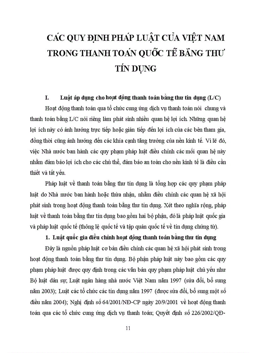 image for page Các quy định pháp luật của Việt Nam trong thanh toán quốc tế bằng thư tín dụng 1