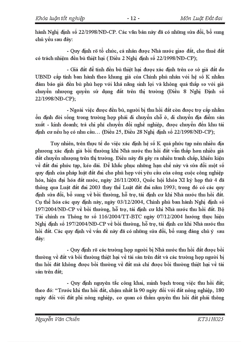 image for page Thực trạng áp dụng pháp luật về bồi thường hỗ trợ tái định cư khi Nhà nước thu hồi đất trên địa bàn thành phố Hà Nội