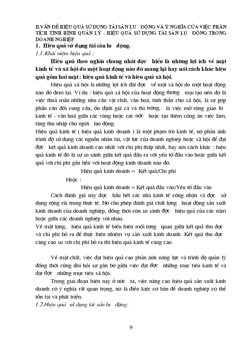 image for page Phân tích tình hình quản lý và hiệu quả sử dụng tài sản lưu động tại Công ty Thiết bị giáo dục I