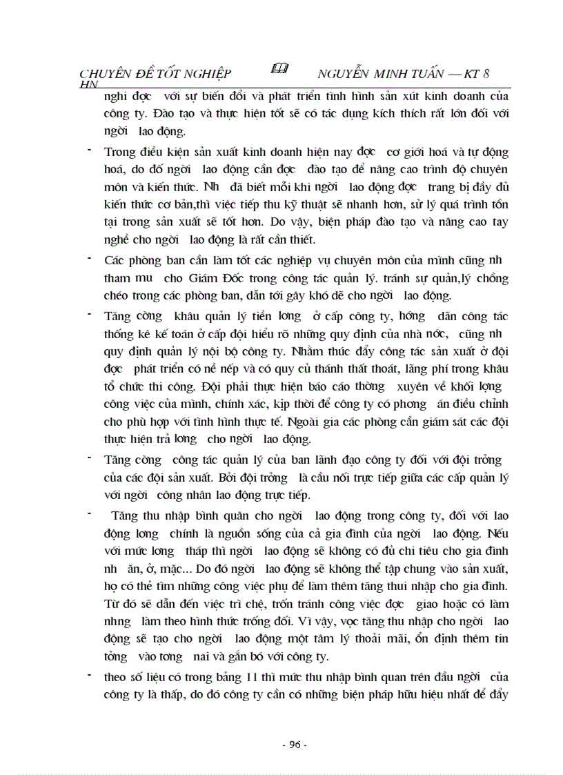 image for page Một số ý kiến đề xuất nhằm hoàn thiện công tác hạch toán kế toán tiền lương và các khoản trích theo lương ở công ty công trình giao thông 134 nhằm nâng cao hiểu quả sử dụng lao động