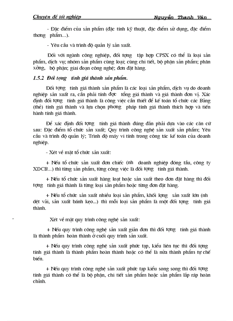 image for page Nhận xét và kiến nghị về công tác kế toán chi phí sản xuất và tính giá thành sản phẩm của doanh nghiệp