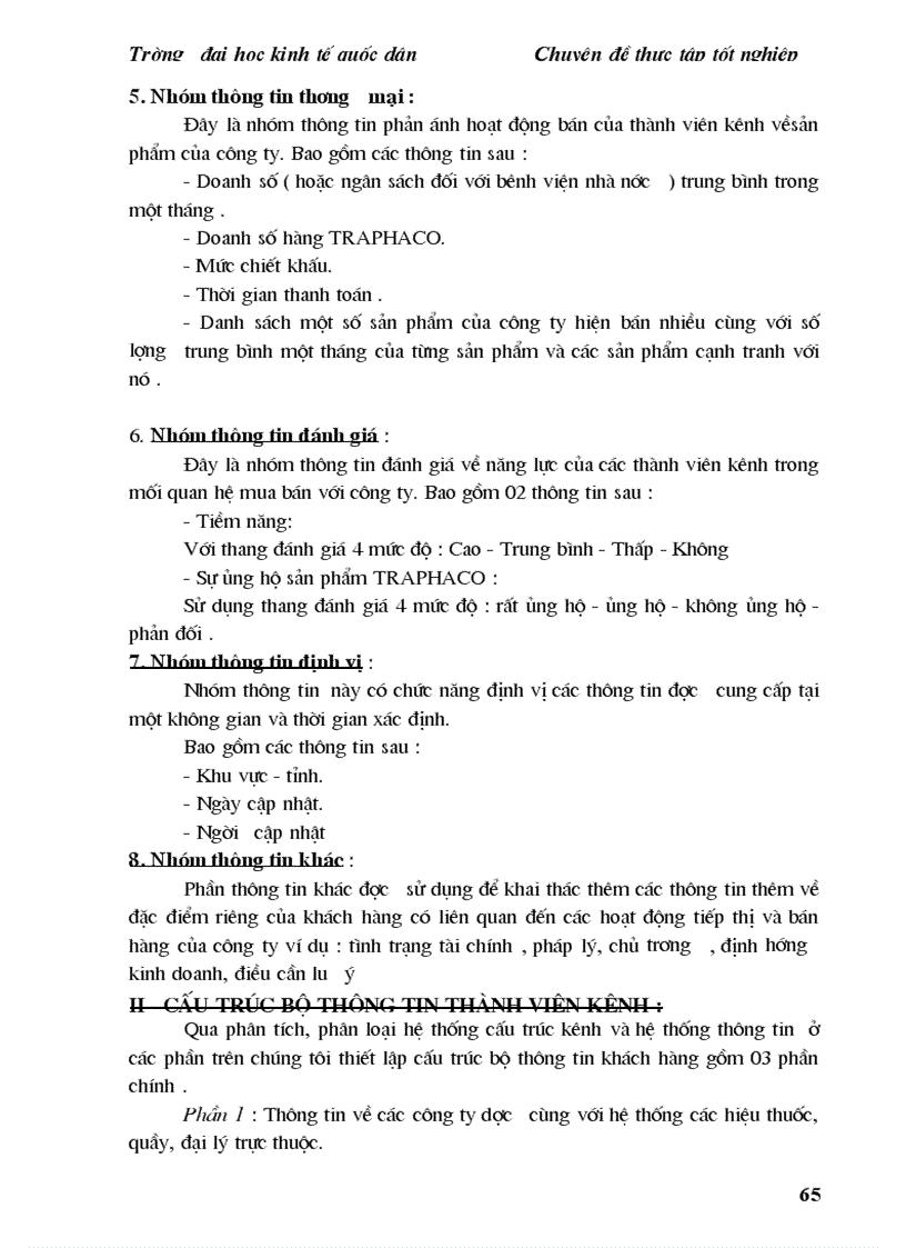 image for page Góp phần xây dựng quản lý hệ thống kênh phân phối tại doanh nghiệp TRAPHACO