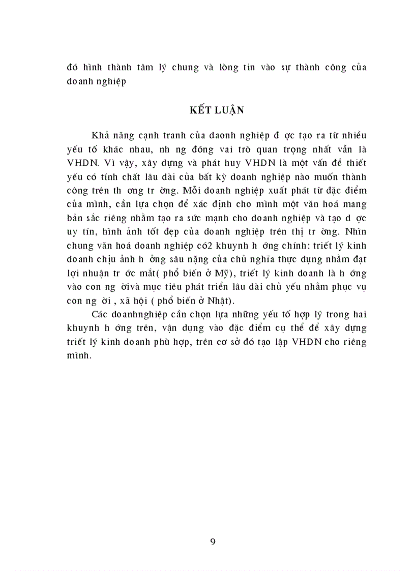 image for page Văn hóa doanh nghiệp với sự thành dạt và phát triển của một doanh nghiệp chứng minh bằng thực tiễn