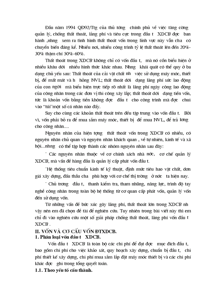 image for page Một số giải pháp chống lãng phí thất thoát vốn đầu tư XDCB