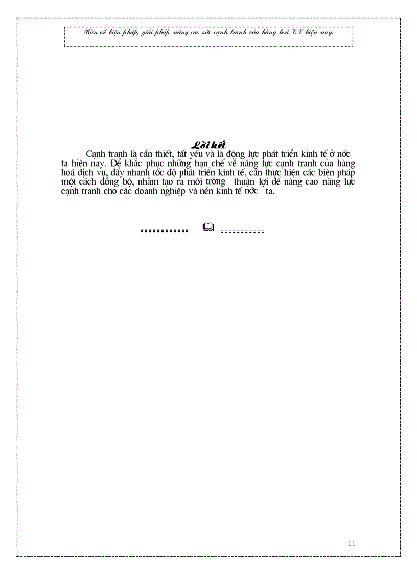 image for page Bàn về biện pháp giải pháp nâng cao sức cạnh tranh của hàng hoá Việt Nam hiện nay