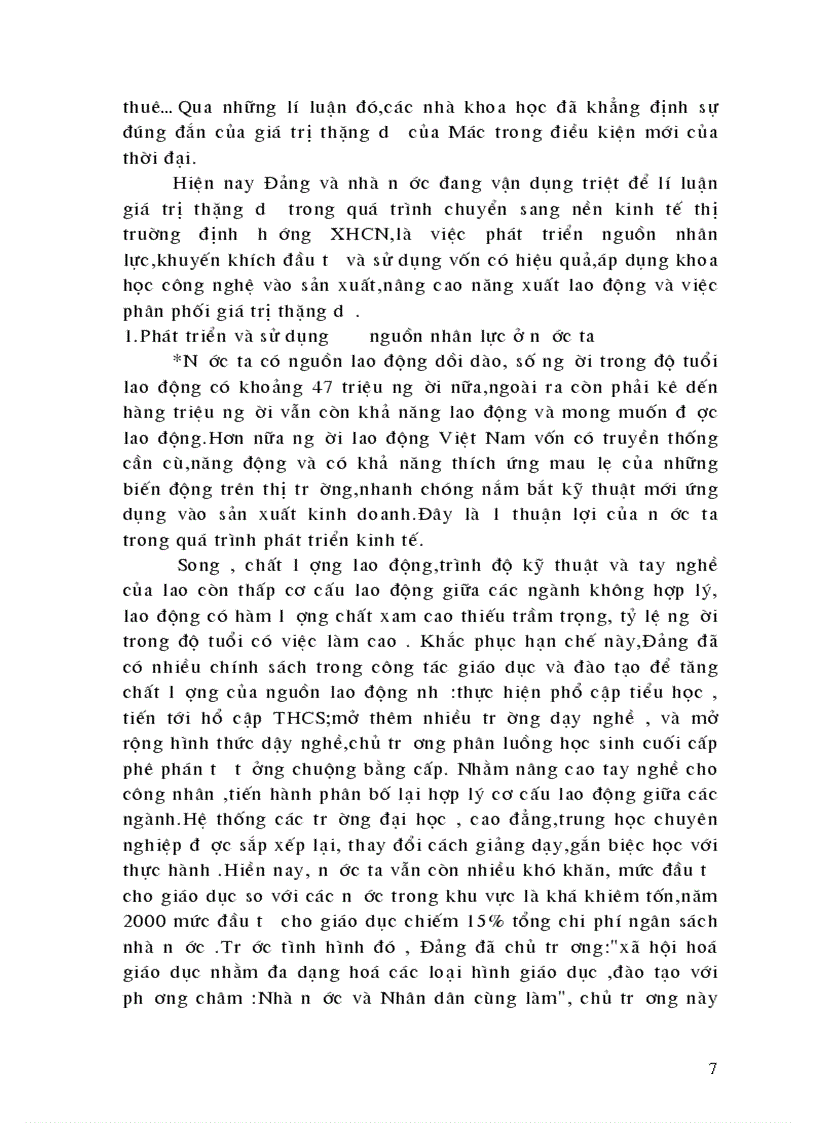 image for page Về lí luận giá trị thặng dư trong việc phát triển kinh tế thị trường theo định hướng XHCN ở Việt Nam