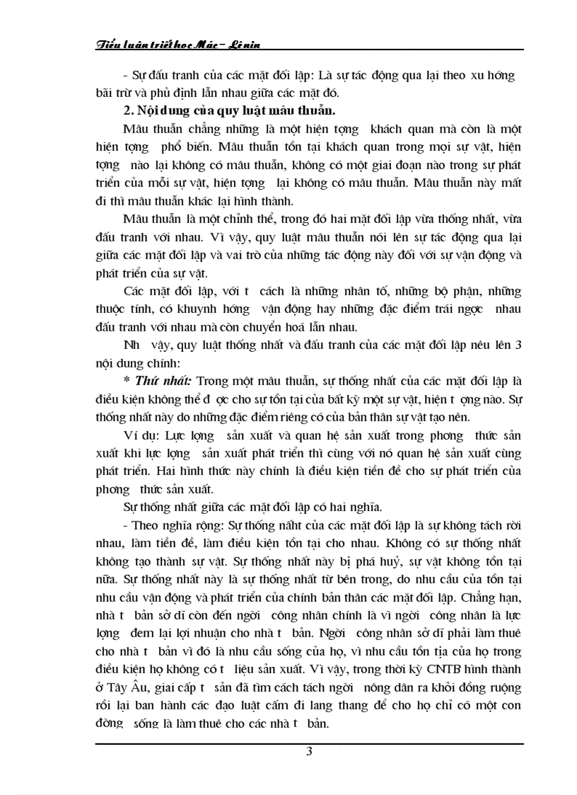 image for page Quy luật mâu thuẫn vận dụng quy luật mâu thuẫn vào thực tiễn nước ta trong giai đoạn hiện nay 1