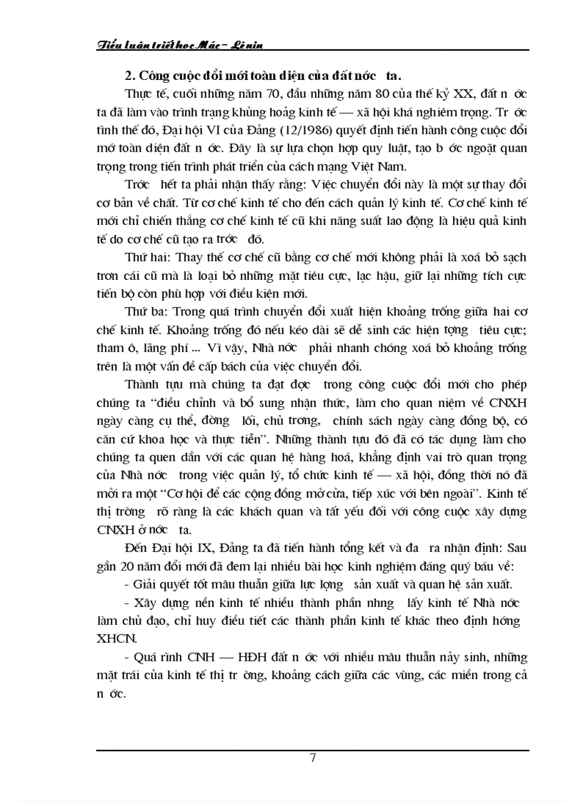 image for page Quy luật mâu thuẫn vận dụng quy luật mâu thuẫn vào thực tiễn nước ta trong giai đoạn hiện nay 1
