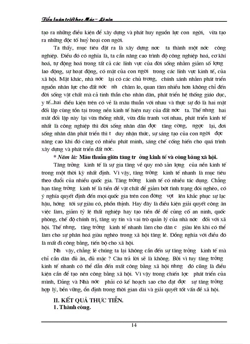 image for page Quy luật mâu thuẫn vận dụng quy luật mâu thuẫn vào thực tiễn nước ta trong giai đoạn hiện nay 1