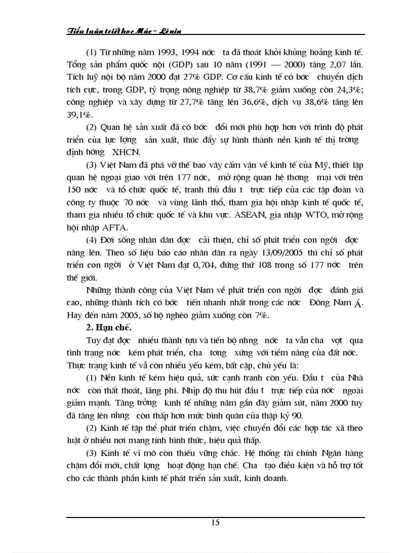 image for page Quy luật mâu thuẫn vận dụng quy luật mâu thuẫn vào thực tiễn nước ta trong giai đoạn hiện nay 1
