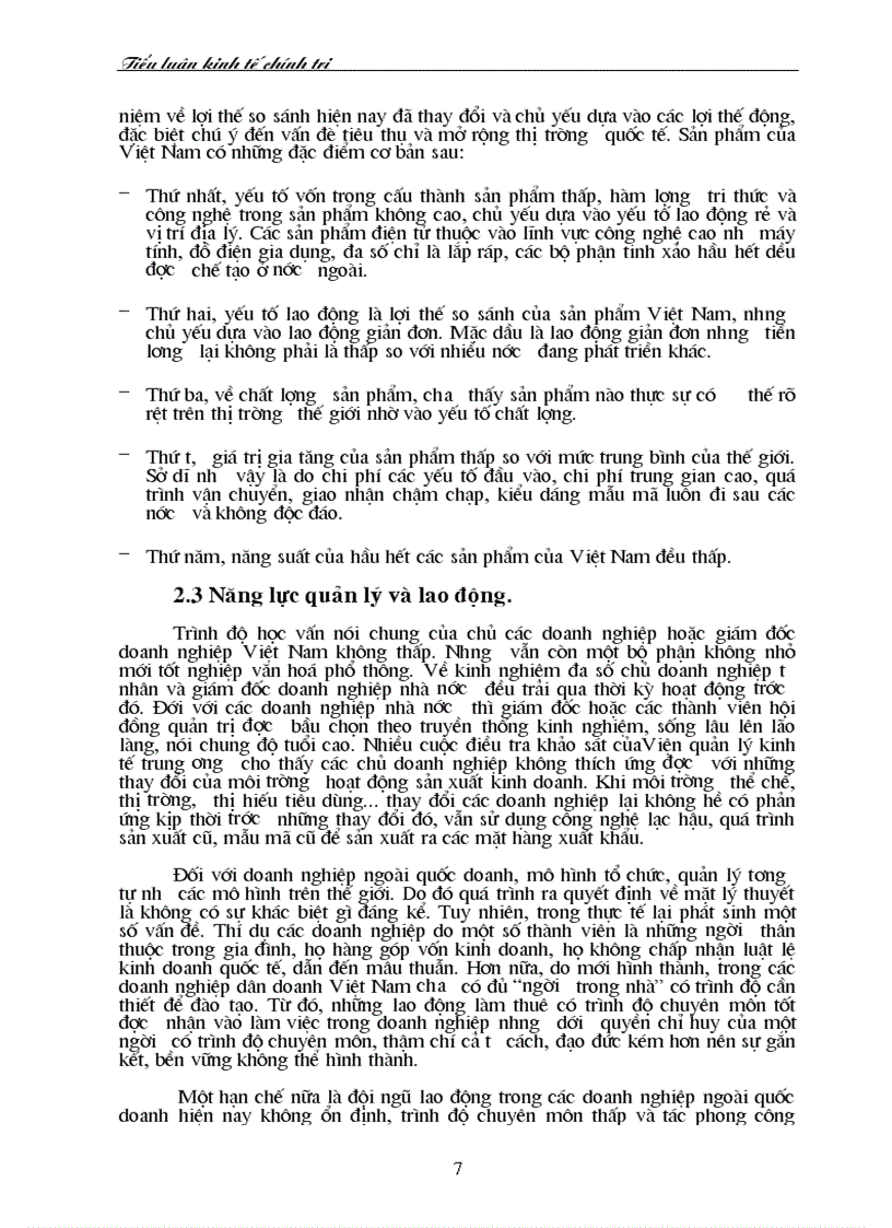 image for page Một số giải pháp nâng cao sức cạnh tranh của hàng hoá đối với các doanh nghiệp Việt Nam