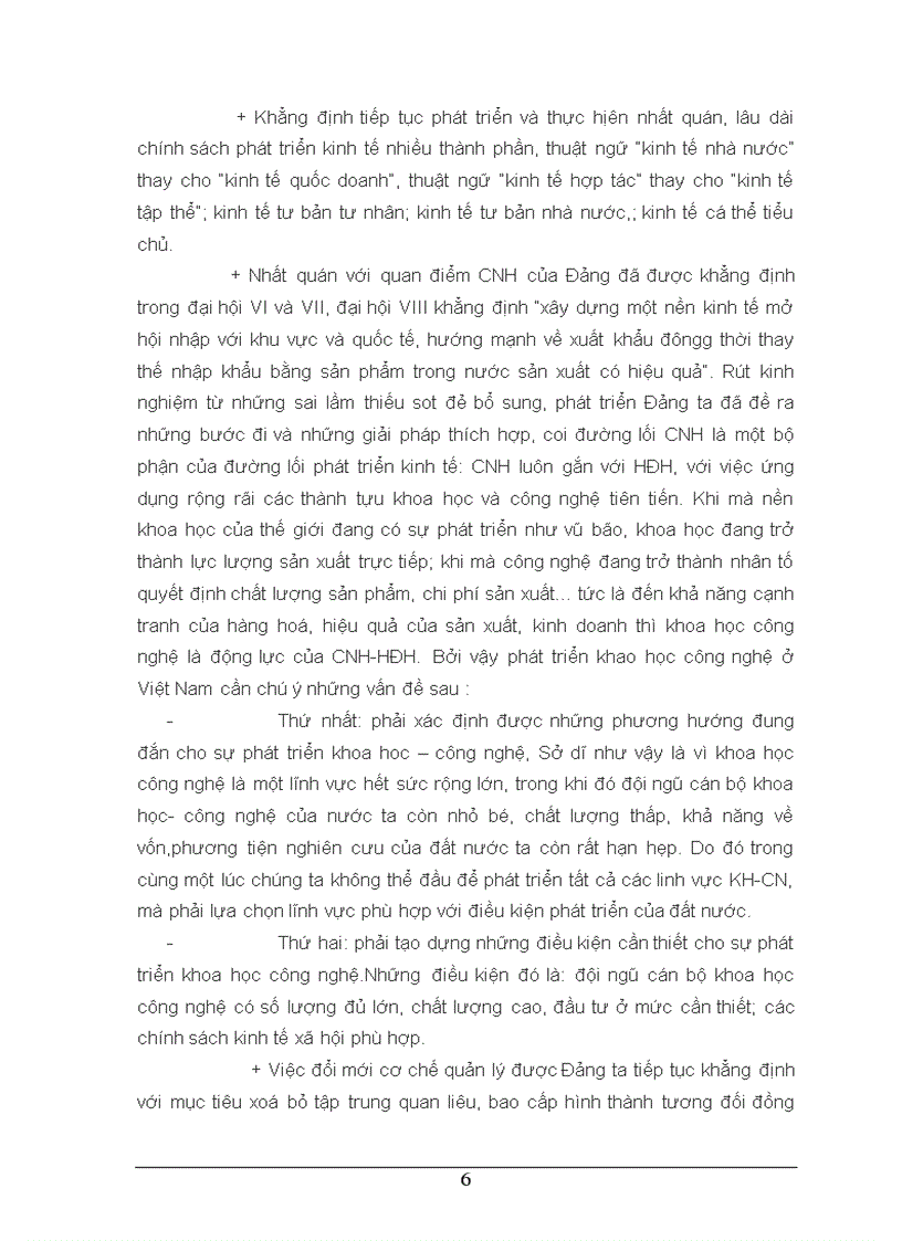 Nội Dung Cơ Bản Của CNH HĐH Trong Thời Kì Quá Độ Lên Xã Hội Chủ Nghĩa Ở Việt Nam 1