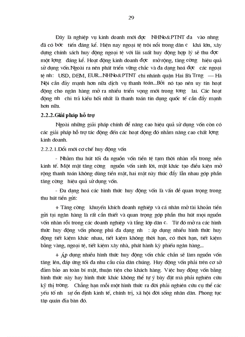 image for page Một số giải pháp chủ yếu nhằm nâng cao lợi nhuận tại Chi nhánh NHNo PTNT quận Hai Bà Trưng Hà Nội