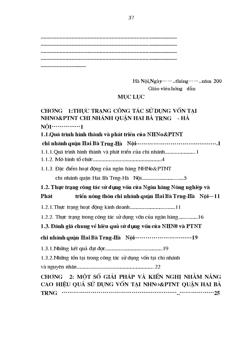 image for page Một số giải pháp chủ yếu nhằm nâng cao lợi nhuận tại Chi nhánh NHNo PTNT quận Hai Bà Trưng Hà Nội