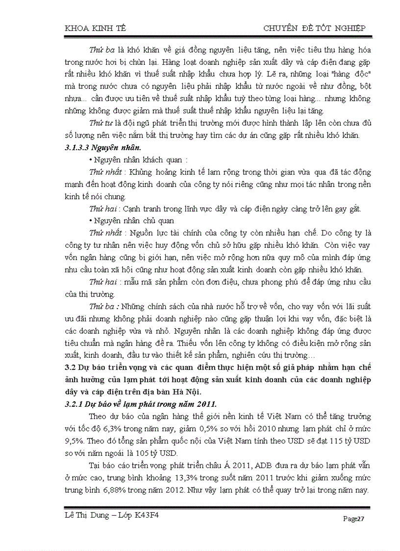 image for page Giải pháp nhằm hạn chế tác động của lạm phát tới hoạt động kinh doanh mặt hàng dây và cáp điện trên thị trường Hà Nội