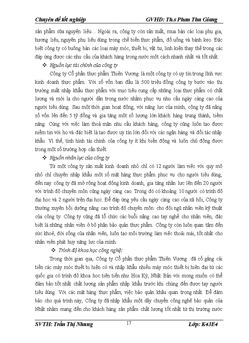 image for page Giải pháp nhằm hạn chế ảnh hưởng của biến động tỷ giá tới hoạt động nhập khẩu của công ty Cổ phần thực phẩm Thiên Vương