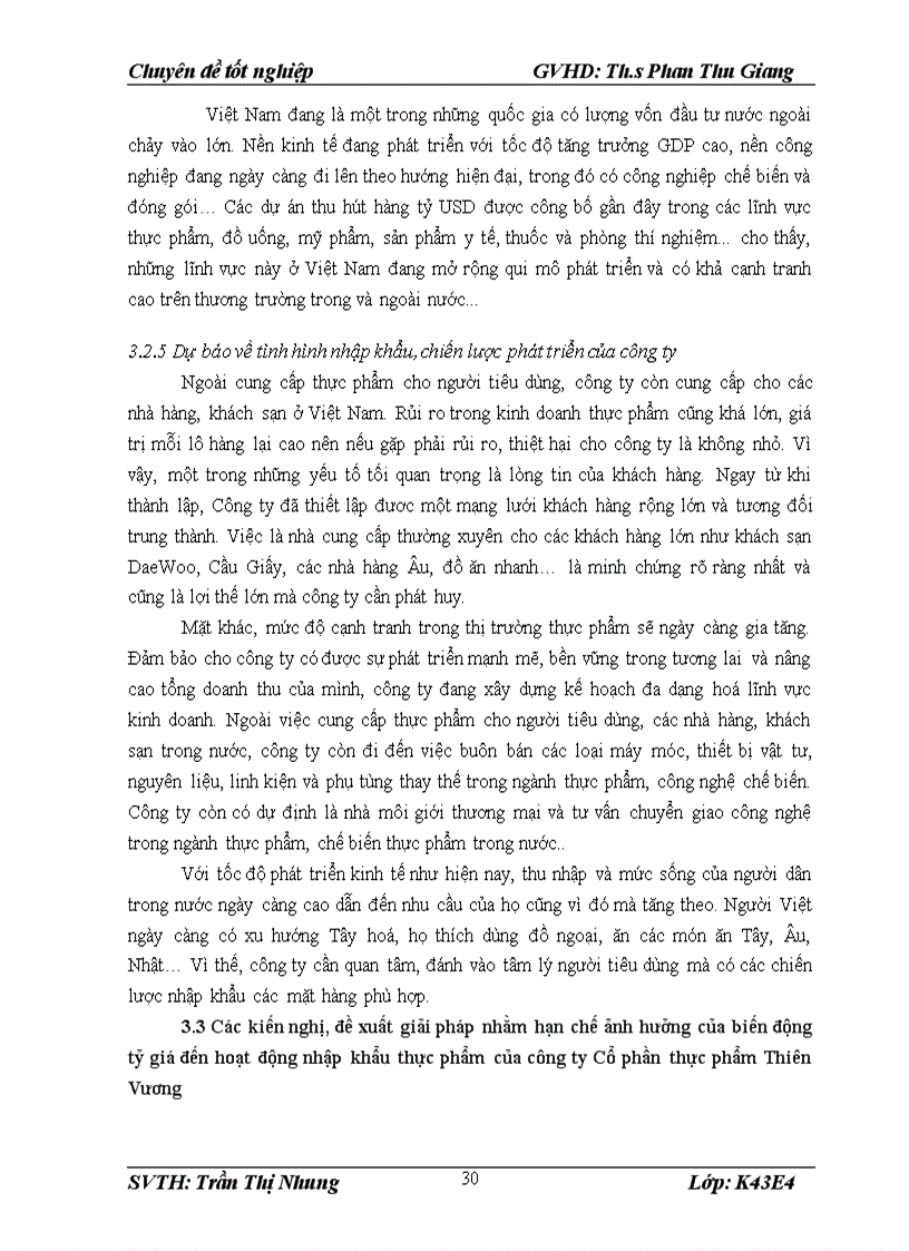 image for page Giải pháp nhằm hạn chế ảnh hưởng của biến động tỷ giá tới hoạt động nhập khẩu của công ty Cổ phần thực phẩm Thiên Vương