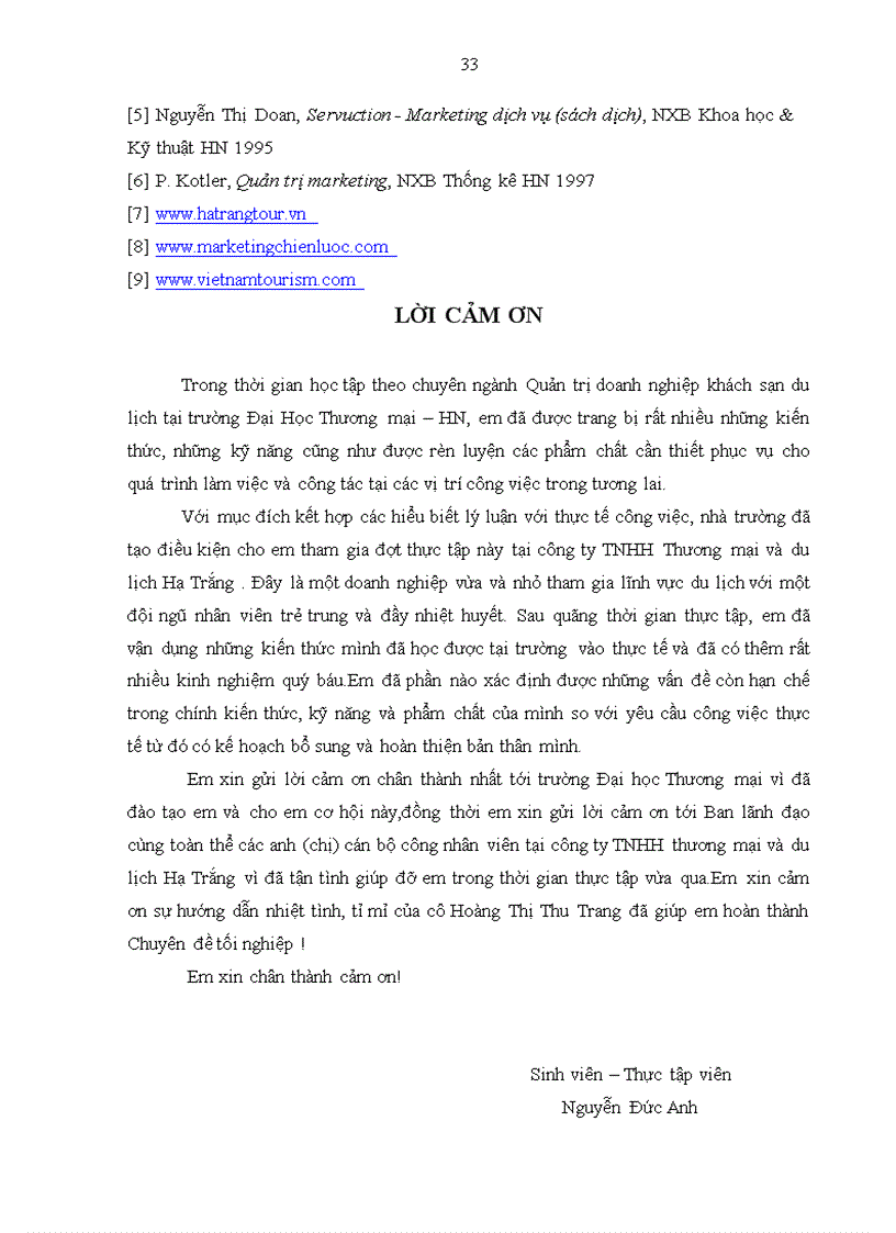 image for page Giải pháp hoàn thiện hoạt động quảng cáo đối với thị trường khách du lịch nội địa của Công ty TNHH thương mại và du lịch Hạ Trắng 1