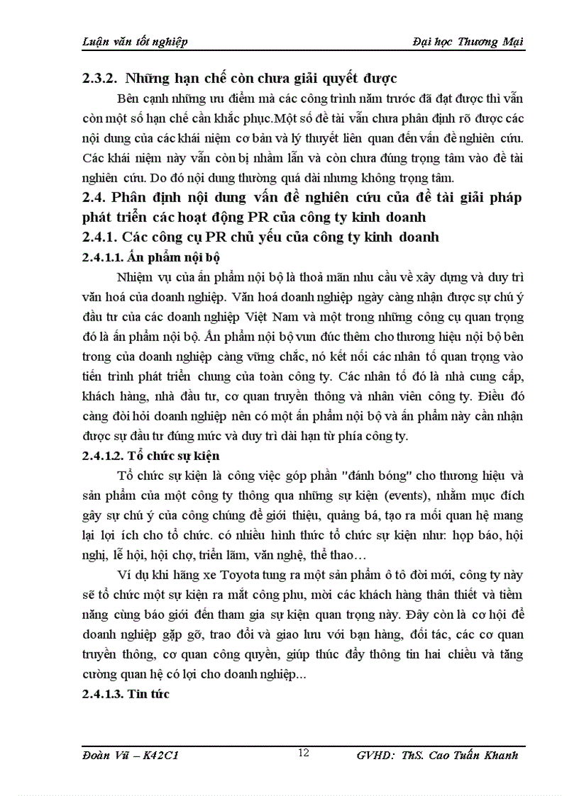 image for page Một số giải pháp nâng cao hoạt động PR của Công ty Cổ phần Đầu tư Thương Mại HB tại Miền Bắc