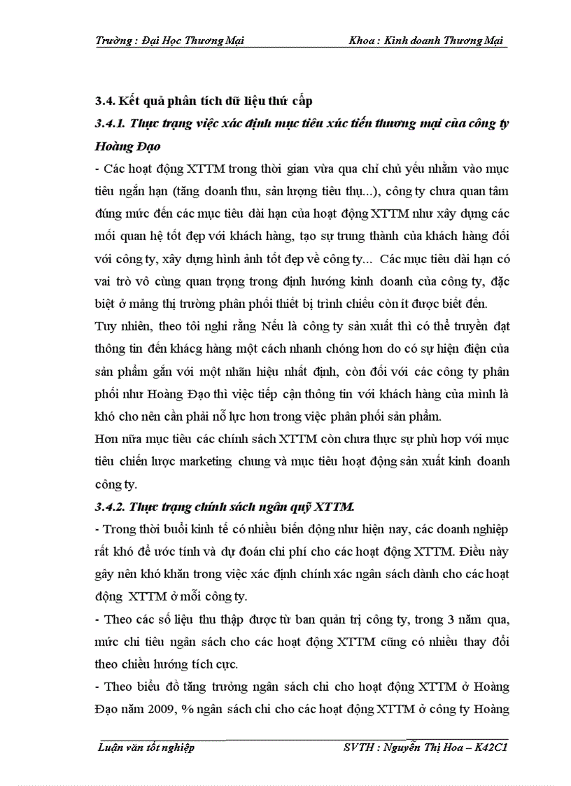 image for page Phát triển phối thức xúc tiến thương mại sản phẩm thiết bị trình chiếu của công ty Cổ phần Đầu tư Hoàng Đạo trên thị trường Miền Bắc