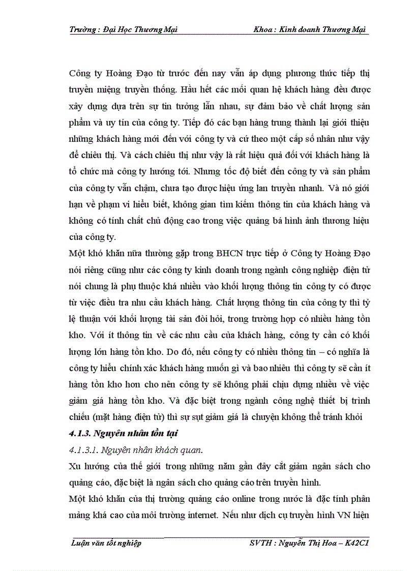 image for page Phát triển phối thức xúc tiến thương mại sản phẩm thiết bị trình chiếu của công ty Cổ phần Đầu tư Hoàng Đạo trên thị trường Miền Bắc