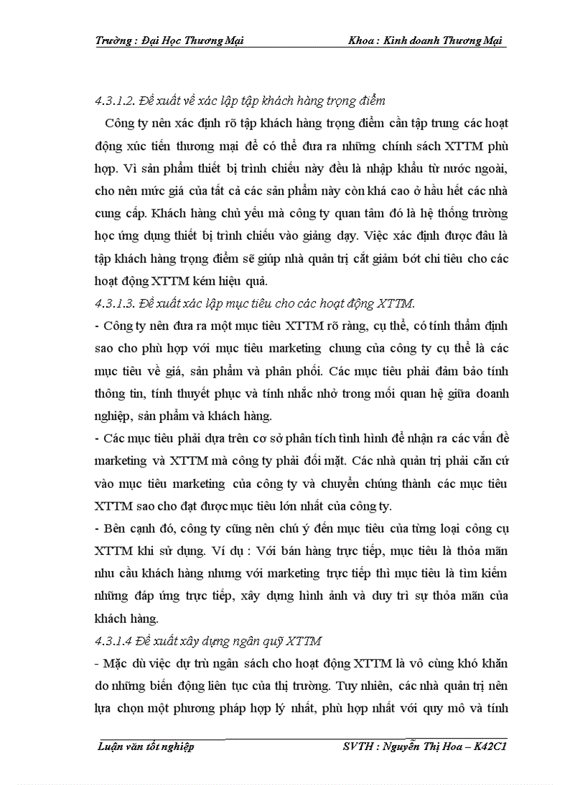 image for page Phát triển phối thức xúc tiến thương mại sản phẩm thiết bị trình chiếu của công ty Cổ phần Đầu tư Hoàng Đạo trên thị trường Miền Bắc