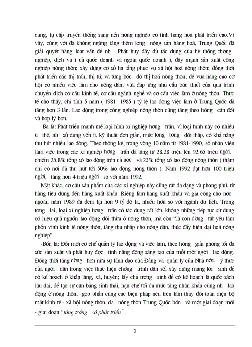 Các giải pháp chủ yếu nhằm giải quyết vấn đề việc làm cho lao động nông nghiệp nông thôn nước ta từ nay đến 2010 1