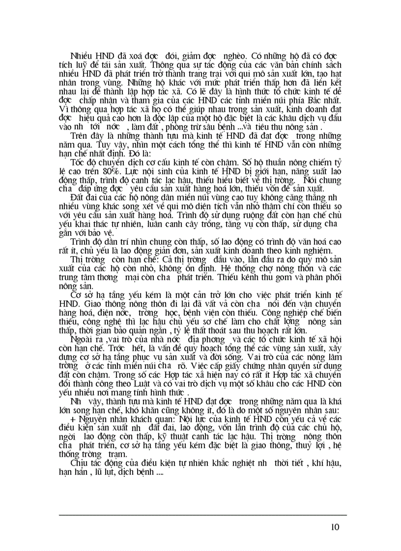 image for page Thực trạng và giải pháp phát triển kinh tế hộ nông dân ở các tỉnh miền núi phía Bắc 1