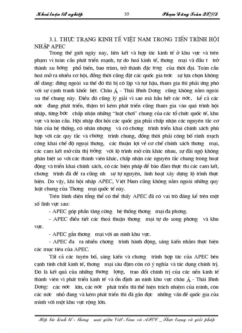image for page Hợp tác kinh tế thương mại giữa Việt Nam và APEC Thực trạng và giải pháp