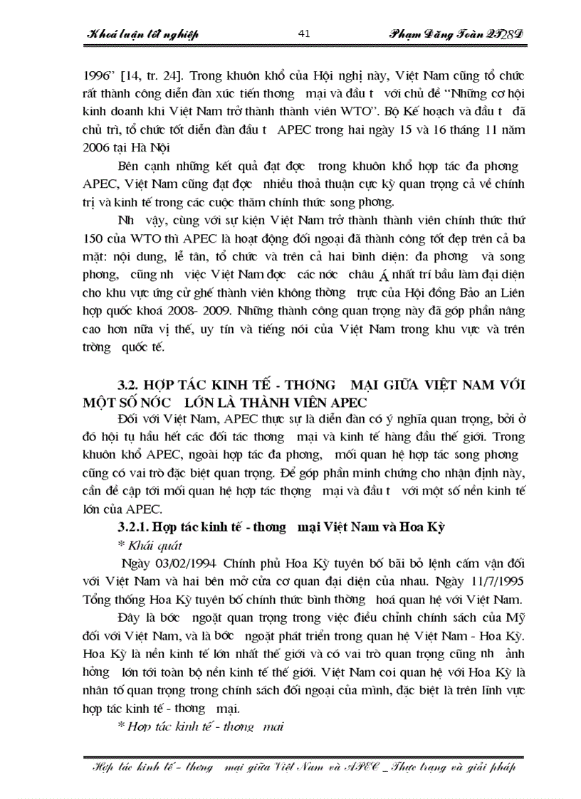 image for page Hợp tác kinh tế thương mại giữa Việt Nam và APEC Thực trạng và giải pháp